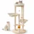 Multi-Functional Cat Tree Tower with Space Capsule, Hanging Ball, Scratching Posts, and Soft Condo – Sturdy Wooden Design for Kittens and Adult Cats, Cat Tree Tower