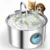 Stainless Steel Cat Water Fountain, 108oz Pet Fountain Dispenser Automatic for Inside Dog Cats Drinking Replaceable Filters